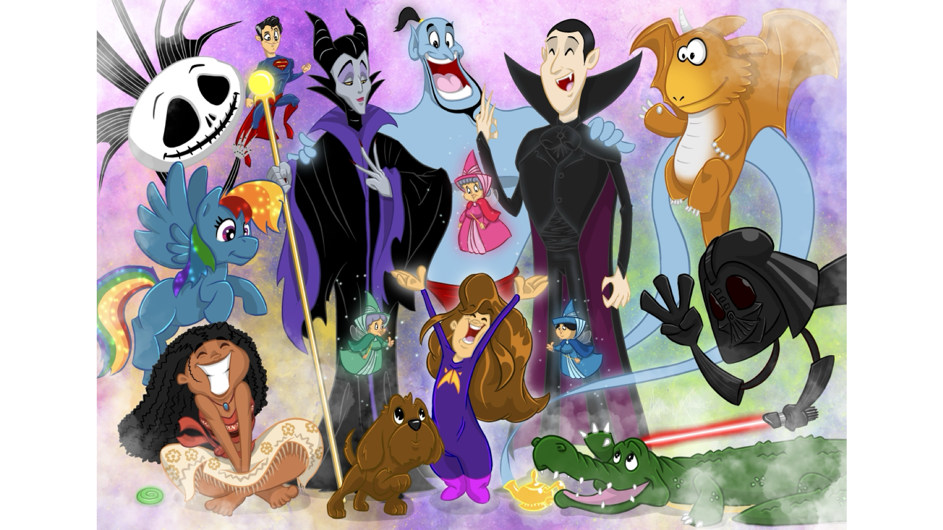 illustration, pop culture, fan art, poster, gift, birthday, cartoon