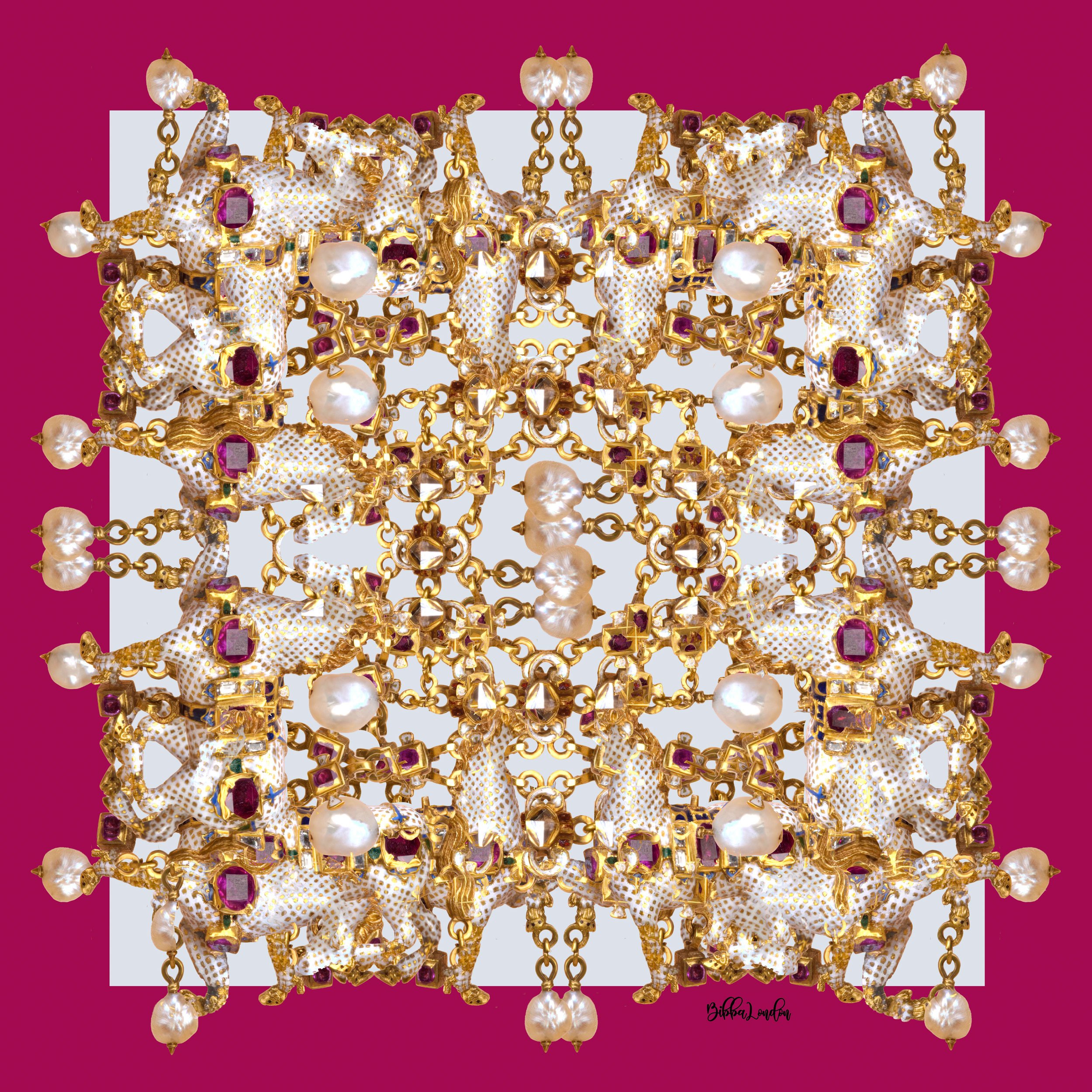 Renaissance Jewel Silk Scarf