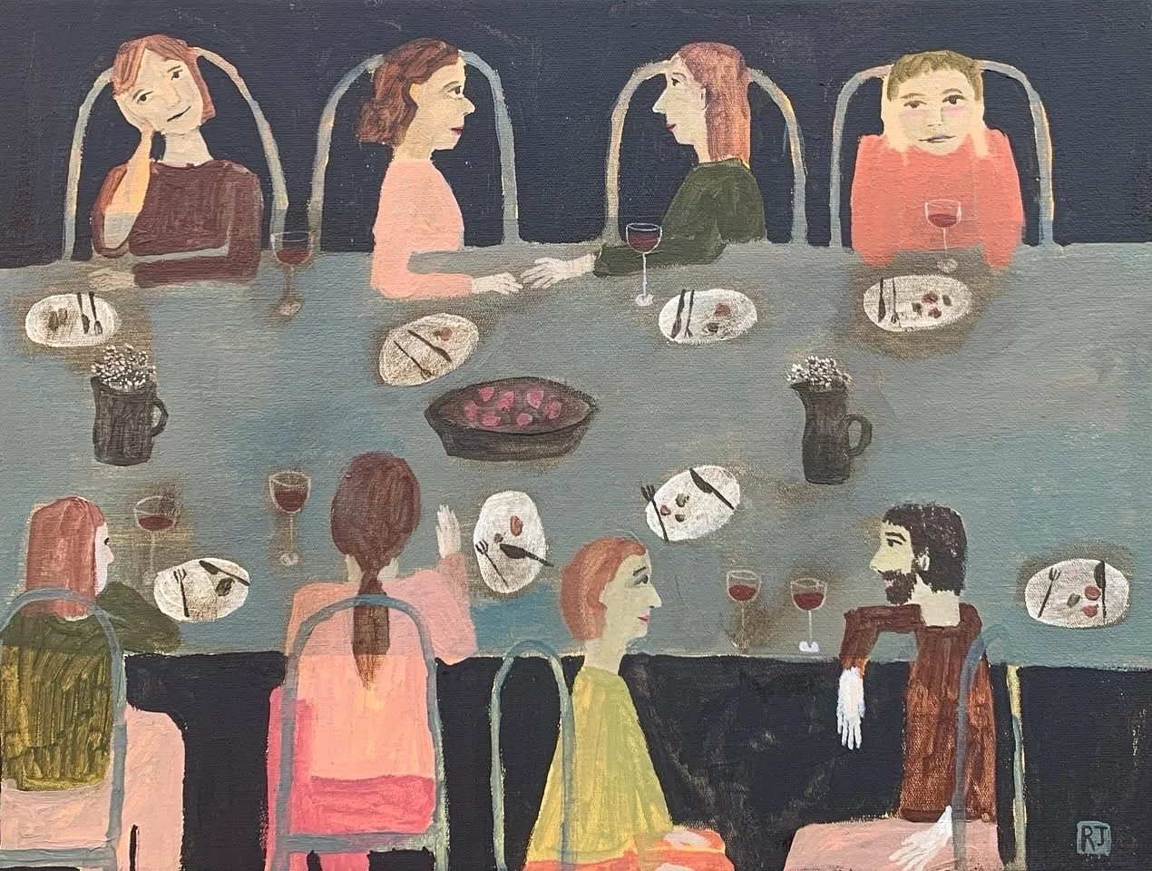 We have had a lot of enquiries on @rebecca_james_paintings so she has kindly added a couple more to the exhibition 🖼️ 

Please note there are no pre-sales and you need to purchase your favourite piece at the Art Exhibition. Opening night is thus Fri
