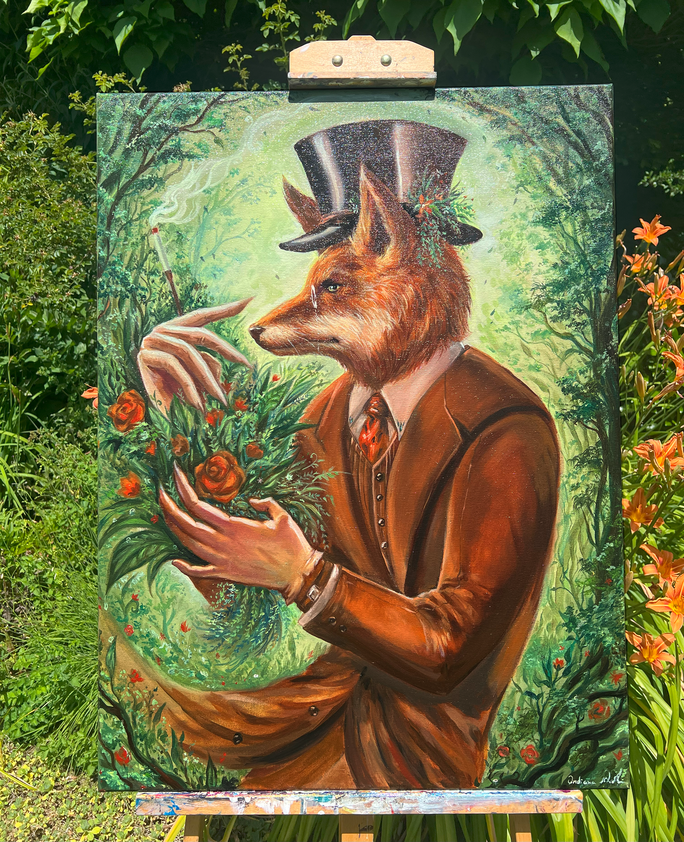 Sneaky Mr Fox - Available for 599€ + shipping / 60cm x 80cm
