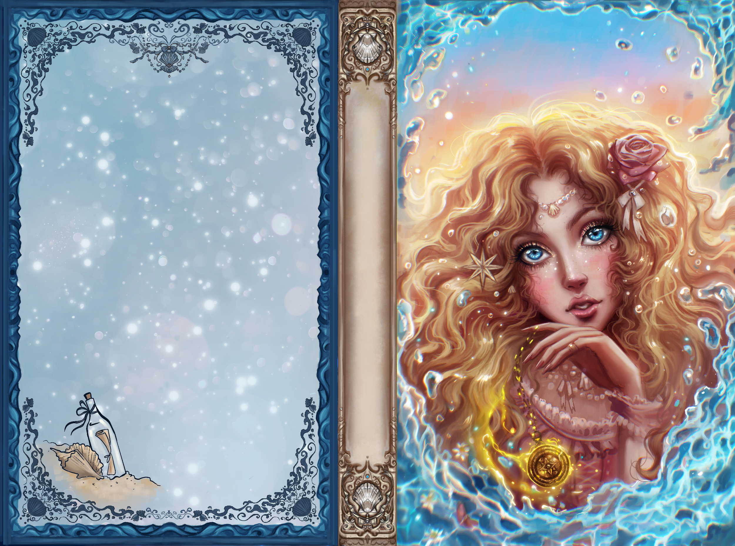 Tide Bound Cover and Layout Painted for Lauren O'Brien
