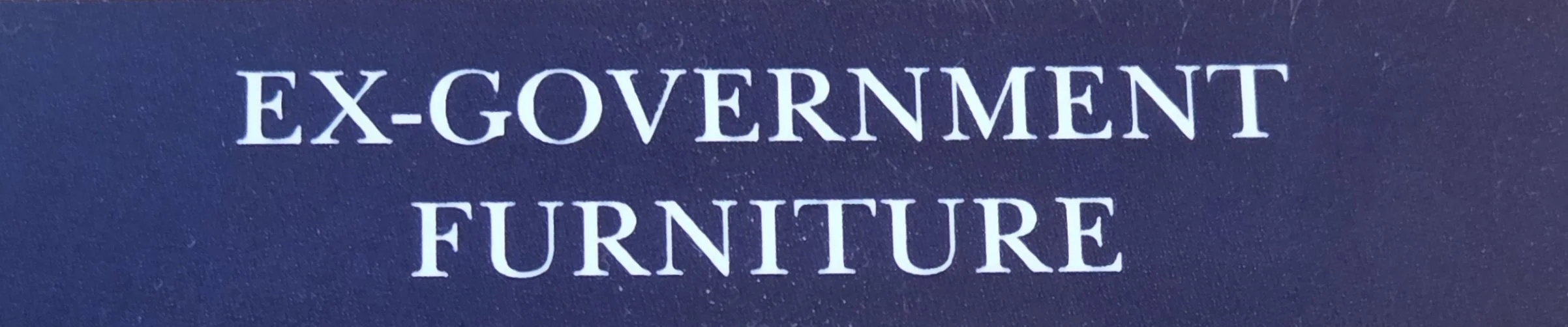 Ex Gov furniture