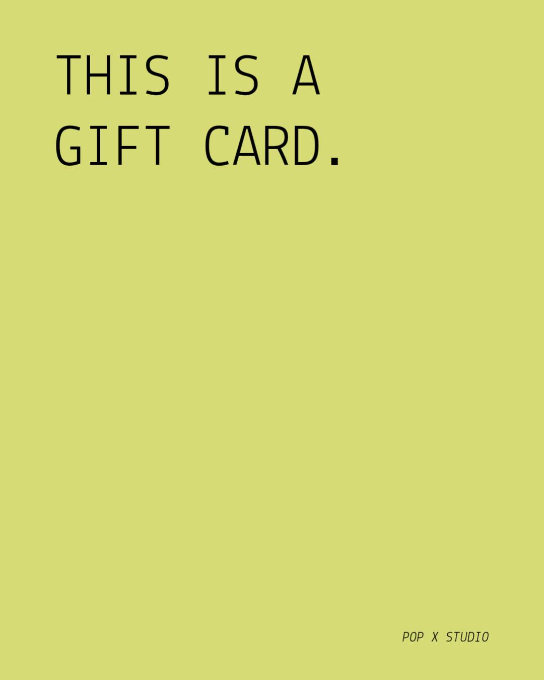 GIFT CARD