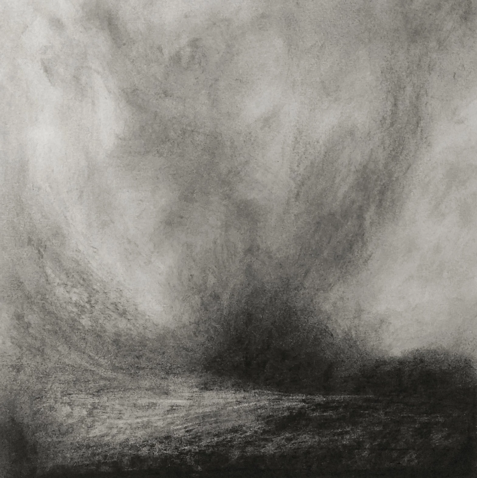 Uprising charcoal study 20cm x 20cm on paper.jpg