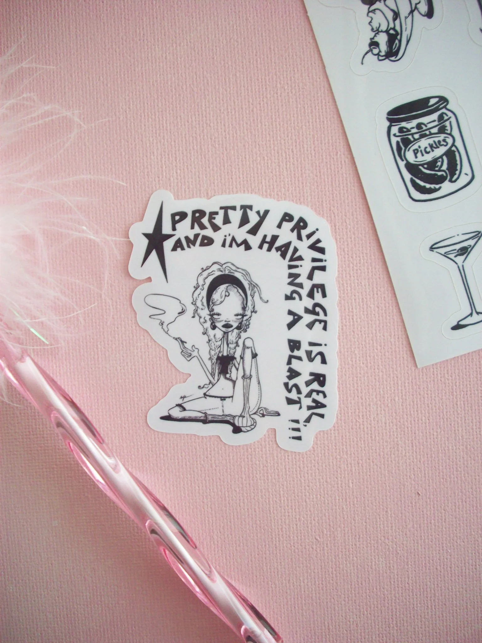 STICKER SHEET — Cherry Coloured Funk Art