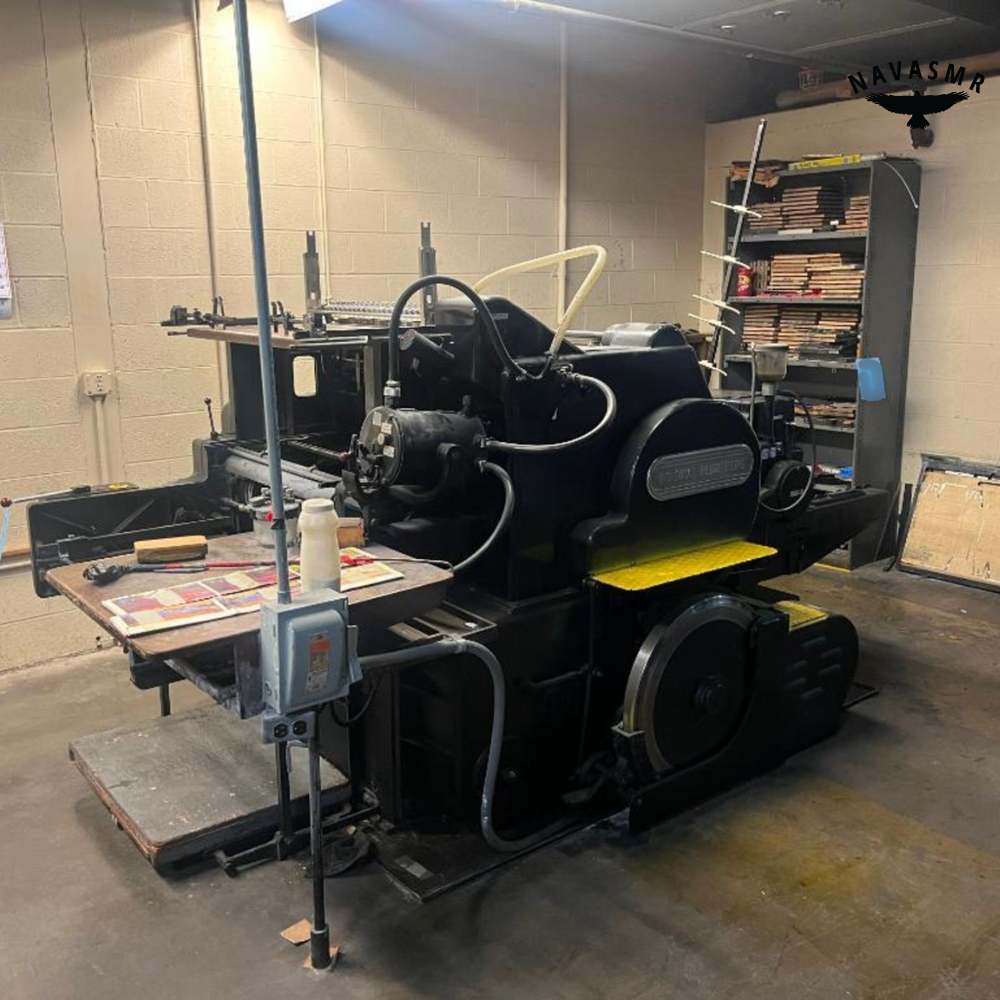 HEIDELBERG SBG 22" X 30¼ "DIE CUTTER, S/N SBG25602 WITH ASSORTED ROLLERS & IMPRESSIONS