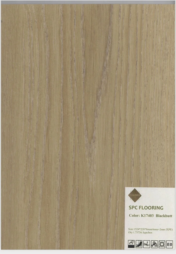 Blackbutt K17403 8mm Hybrid flooring colour sample