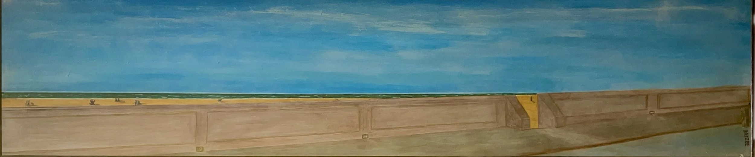 OCEAN BEACH
9 ft x 2 ft.
Acrylic on Laminate (framed)
$500