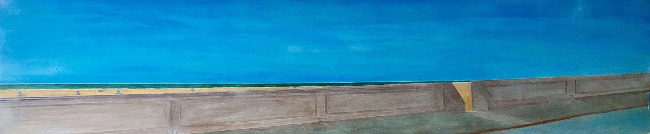 OCEAN BEACH
9 ft. by 2 ft. / Acrylic on board
$500