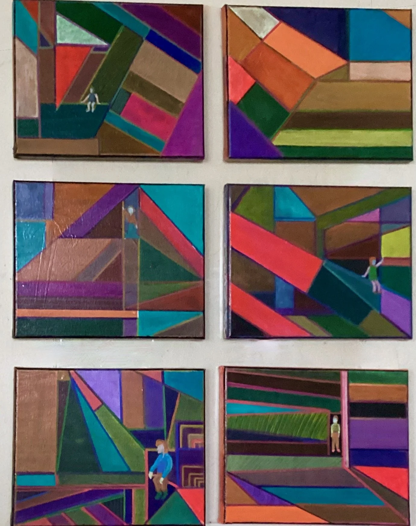 
Urban Landscape
22" x 26"
Acrylic on Six Canvases, mounted
$250