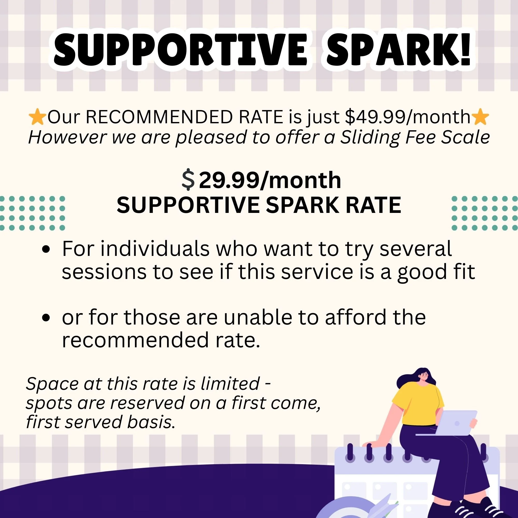 Supportive Spark Rate