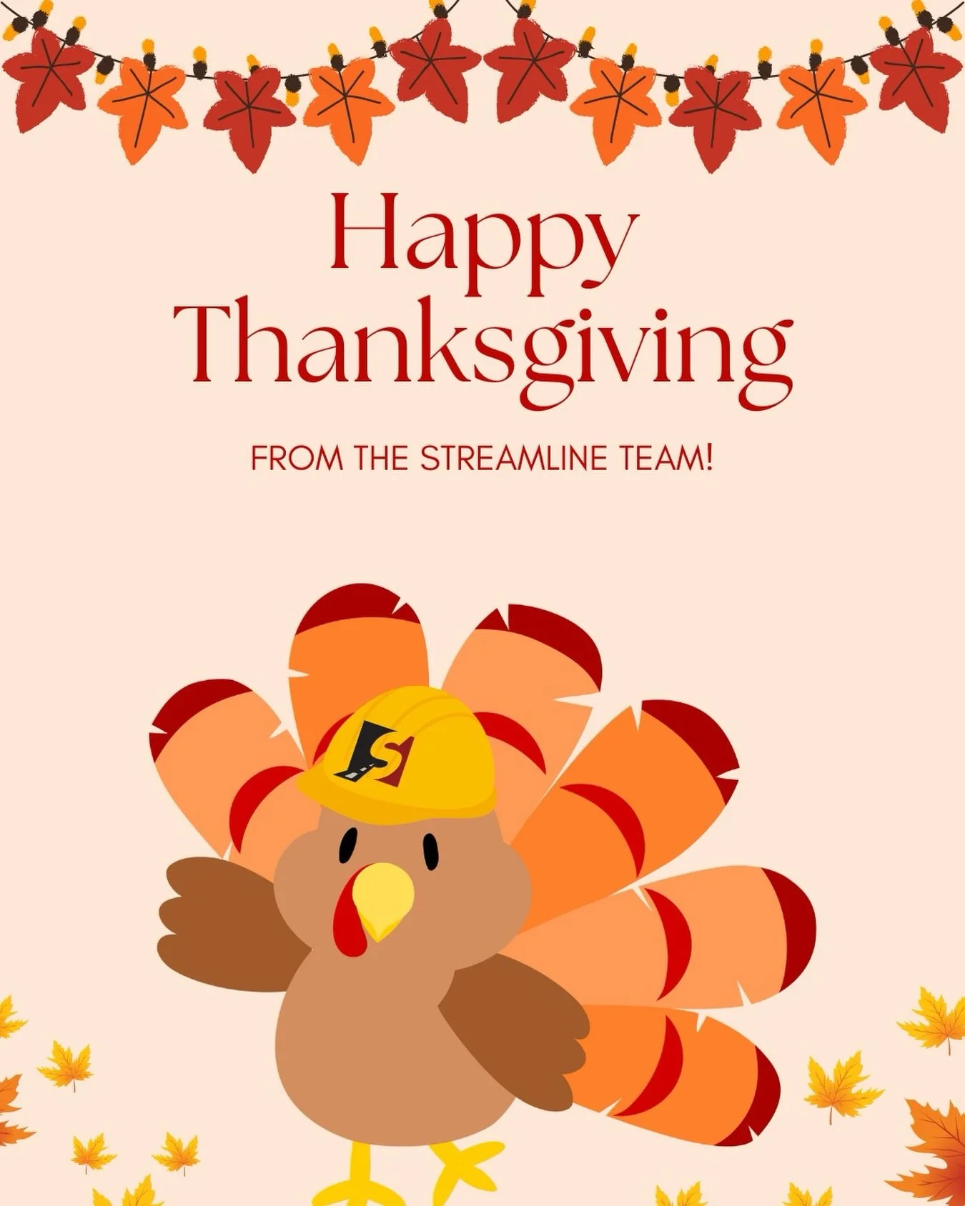 Wishing everyone a safe and happy Thanksgiving weekend! We&rsquo;re grateful for our clients, partners, and the communities we serve. 🦃🍁

#streamlinepaving #happythanksgiving #thankful #grateful #illinoispaving