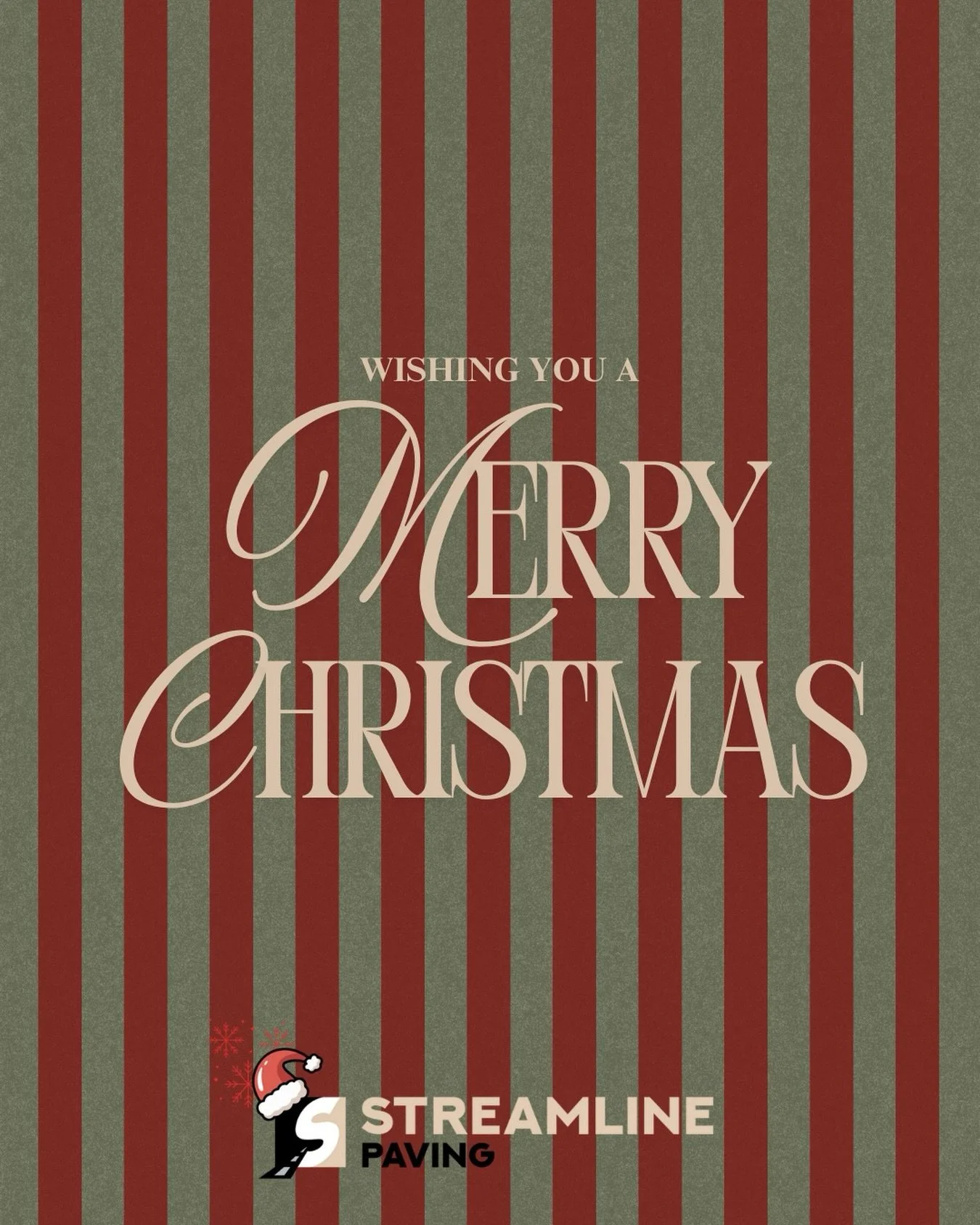 As we sign off for the holidays, we&rsquo;re grateful for our customers, partners, and crew. Wishing everyone a very Merry Christmas from the Streamline team! 🎄

#merrychristmas #happyholidays #streamlinepaving