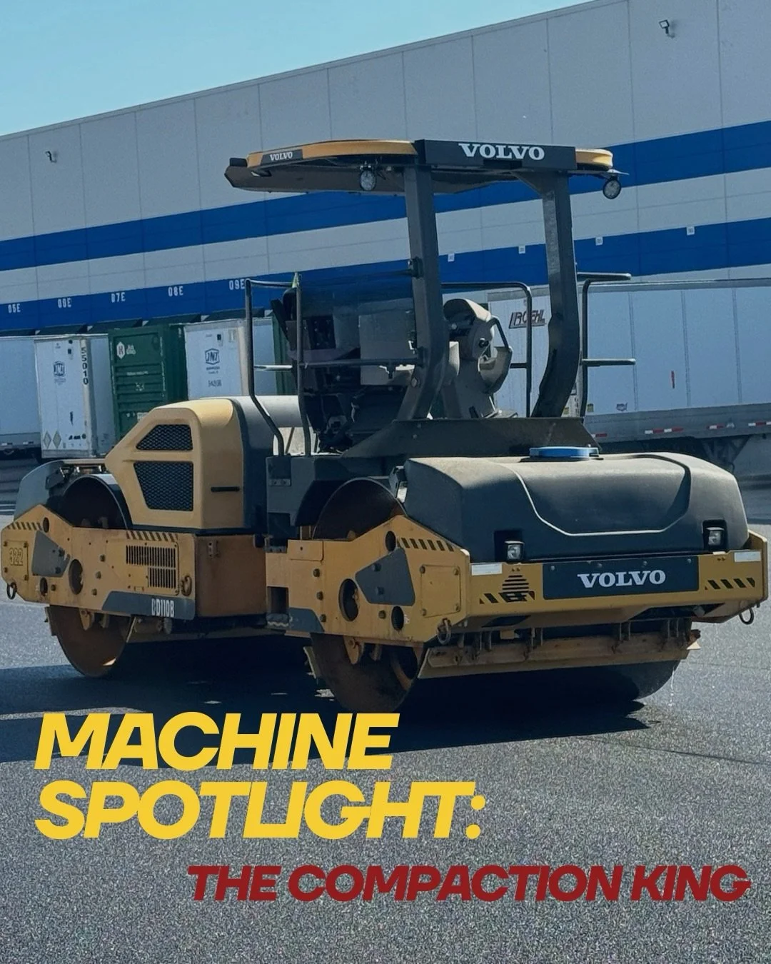 Meet the machine that locks it all in &mdash; our double drum roller 🚜

After the asphalt is laid, this roller ensures proper compaction, creating a smooth, durable surface built to handle traffic, weather, and daily wear. Compaction isn&rsquo;t jus