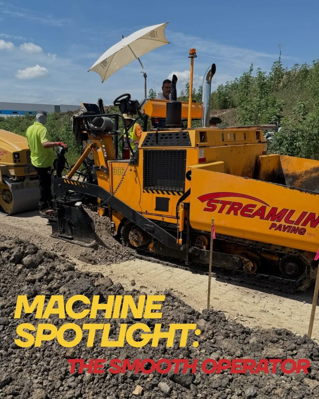 Meet the machine that starts it all! Our asphalt paver ensures every surface is laid with precision, setting the foundation for a smooth, long-lasting finish. 🚧

#streamlinepaving #machinespotlight #asphaltpaver #paving illinoisconstruction