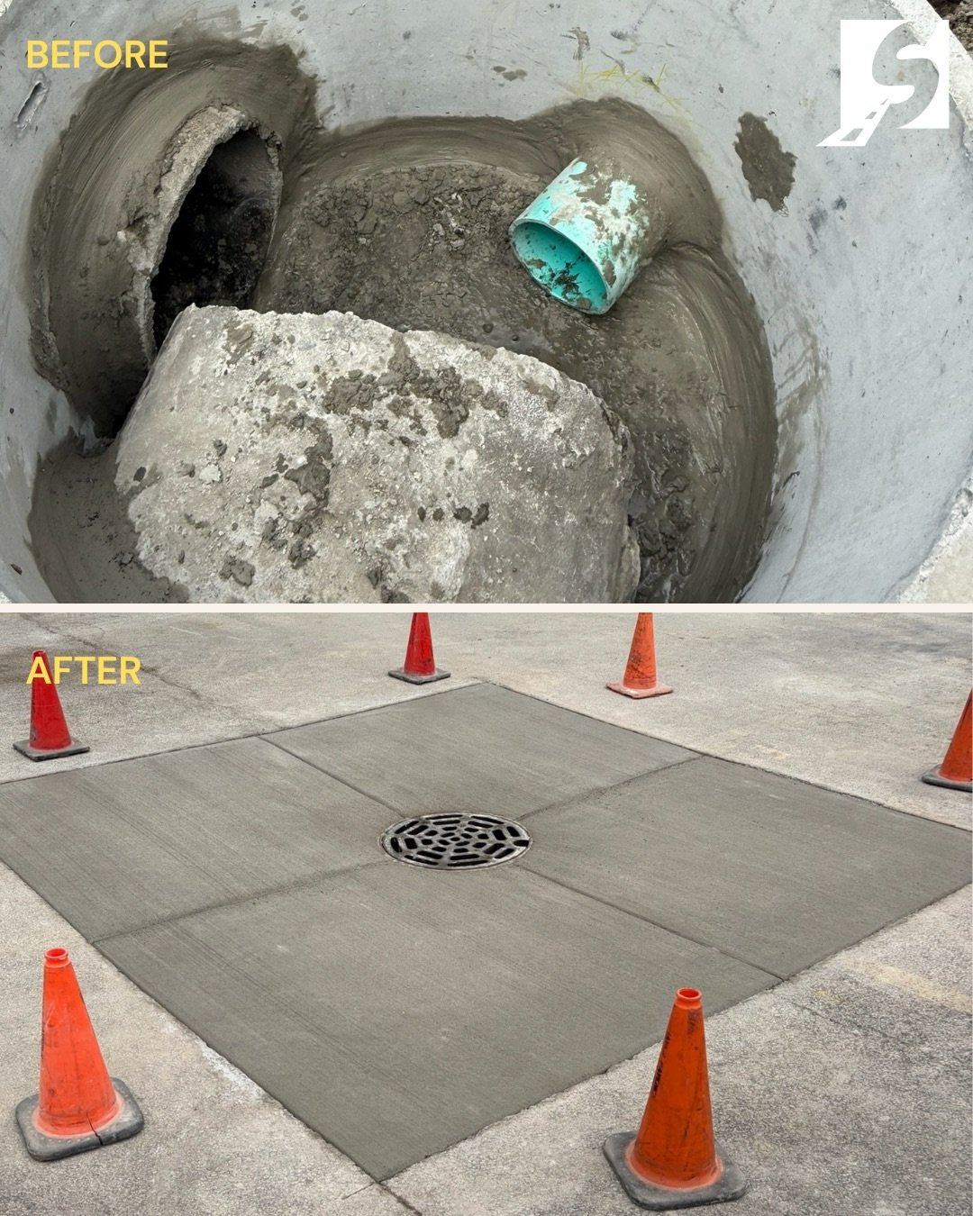 Standing water is more than just an inconvenience... it&rsquo;s one of the biggest causes of pavement damage over time.

Recently, our team completed a project that included the installation of a new drainage system designed to improve water flow and