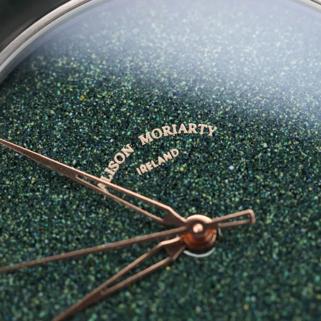 The wonderful Hibernia enamel dialed watch from Moriarty Watches