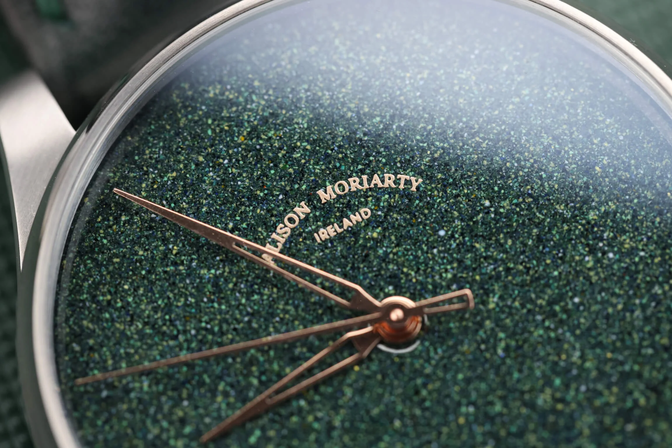 Moriarty Hibernia handmade grand feu enamel dial watch