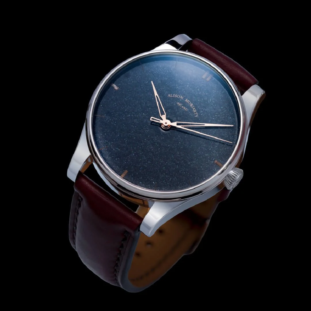 Winters Night Enamel Dialed watch from Moriarty Watches