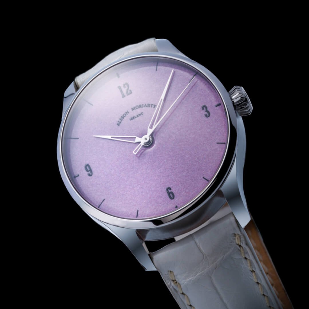 	
Moriarty Watches "Candy Pink" enamel dialed Watch 