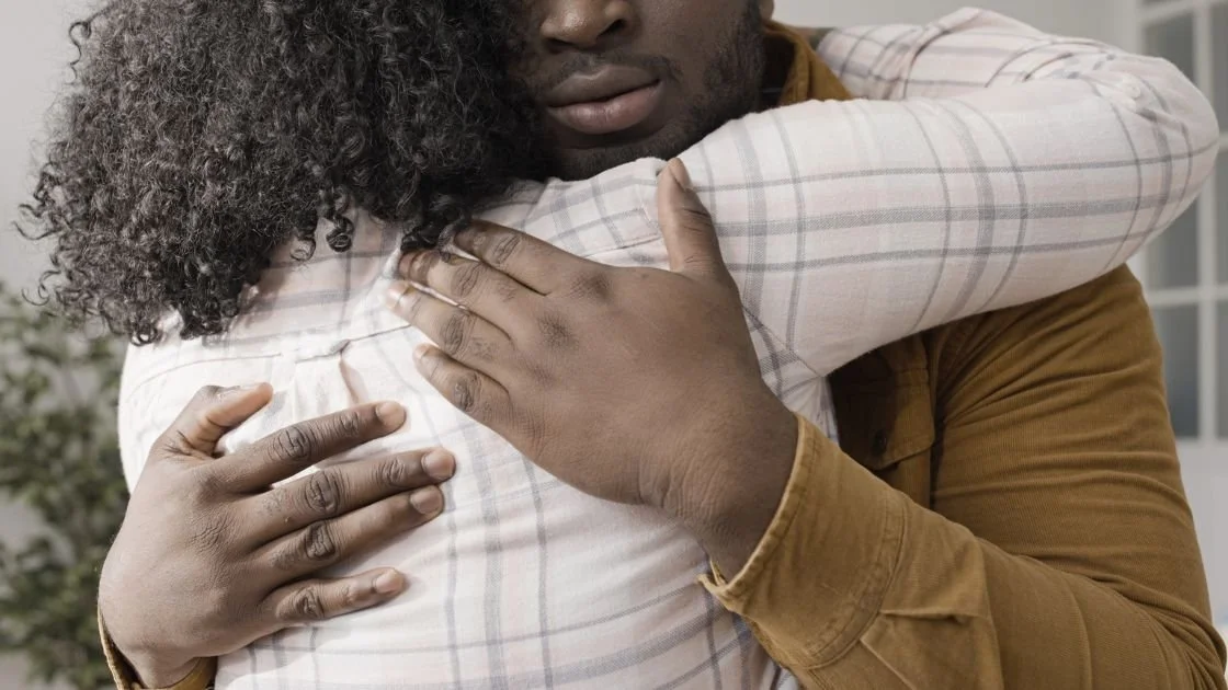 Couple forgiving and restoring trust in marriage