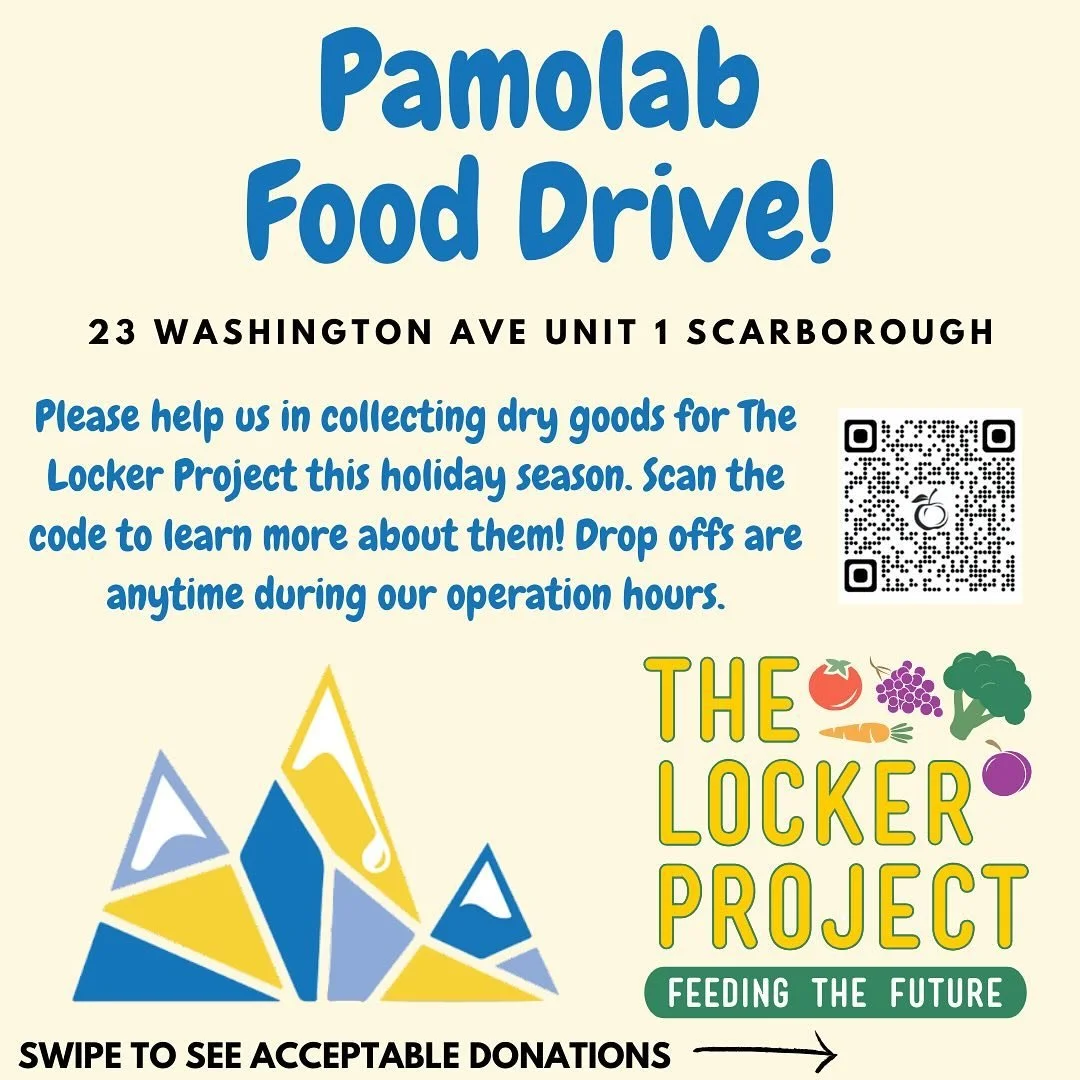 Help us help those in need this holiday season! Please see the list of accepted items on the next slide, and stop on by any time during our operation hours. Also check out The Locker Project&rsquo;s mission by scanning their code or visiting their we