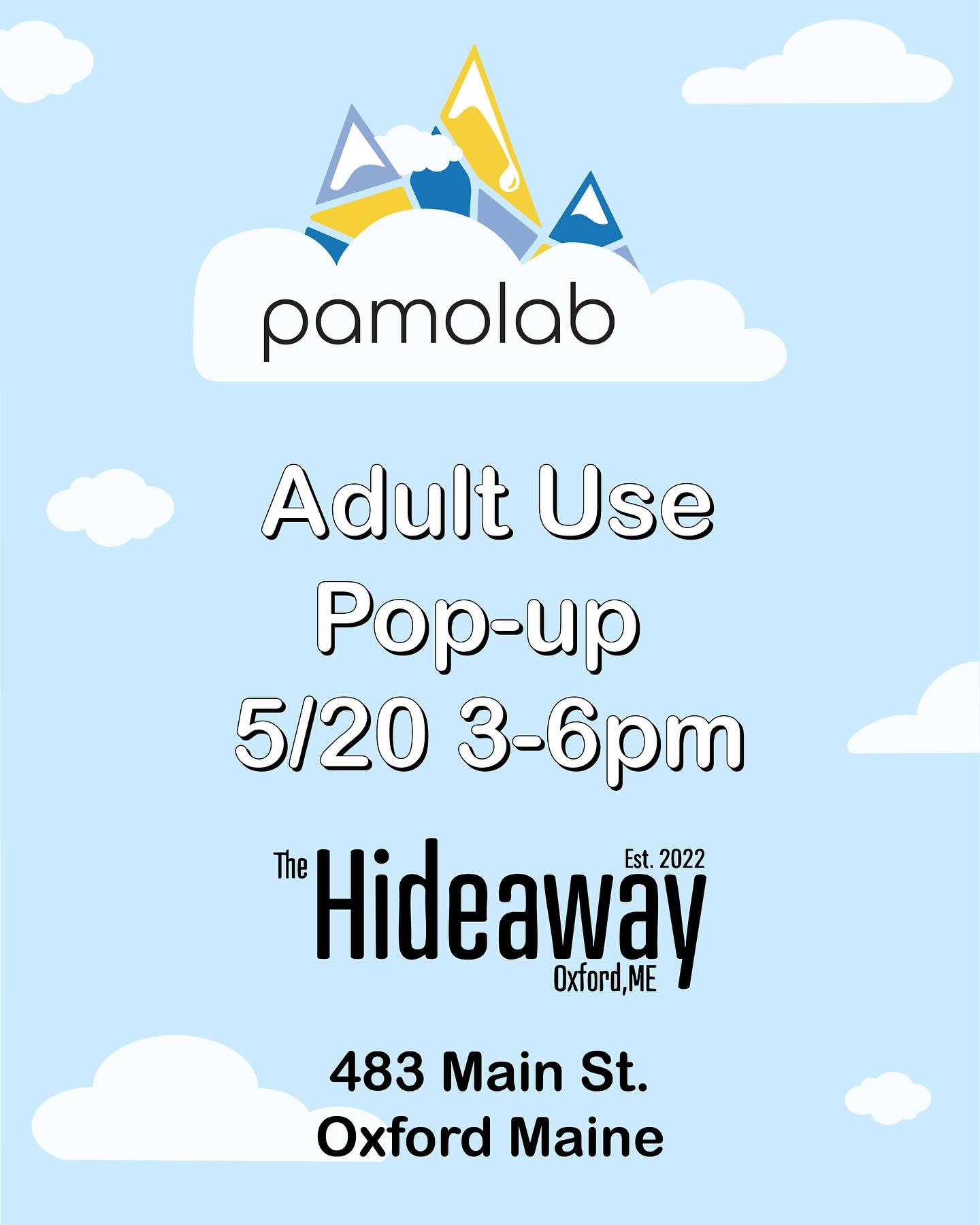 Come and join us @thehideaway.me on May 20th for a special pop up event. We will be there from 3-6pm answering any and all questions you have about our products, our lab and more. We look forward to seeing you all there!!!