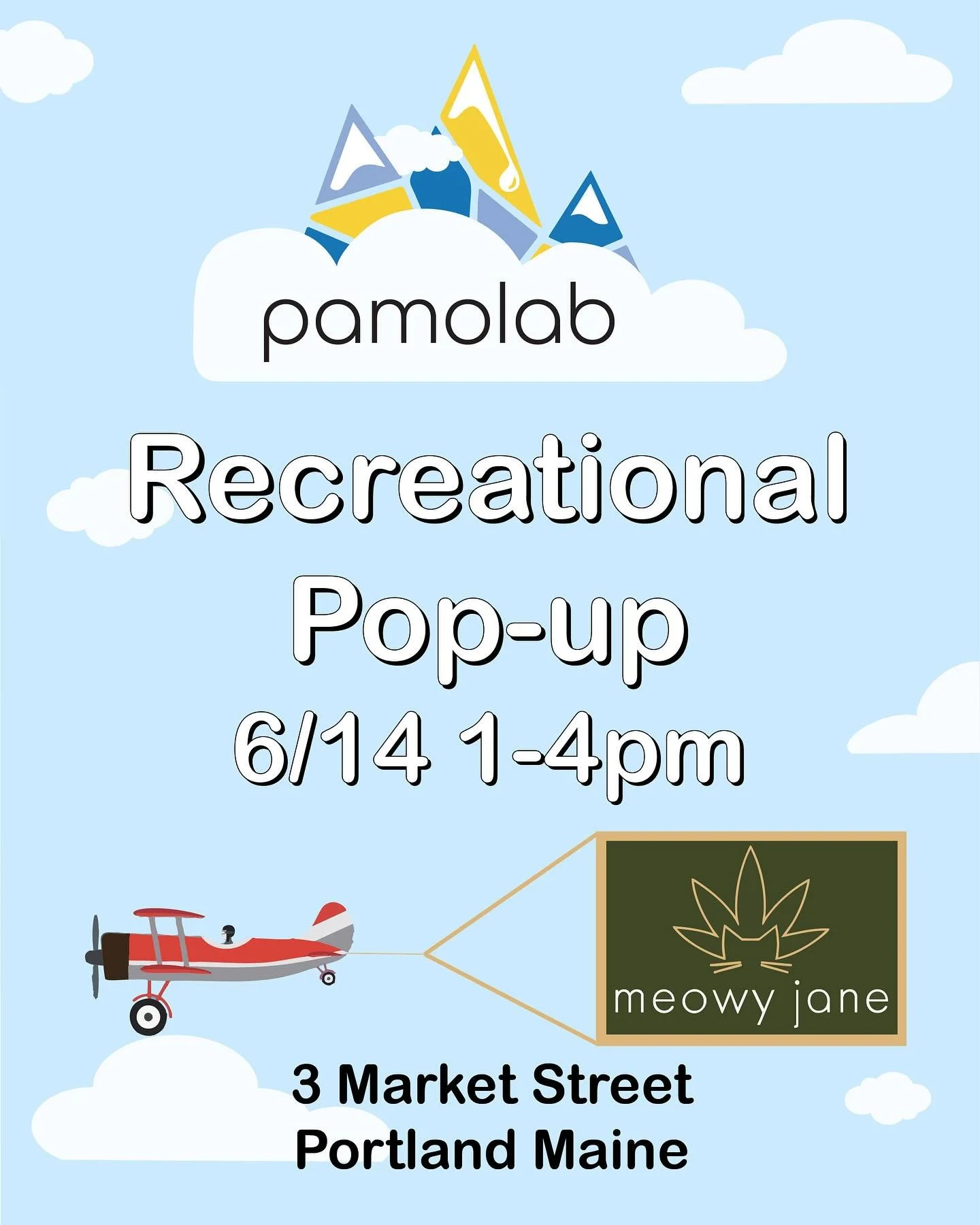 Come and join us this coming Saturday at Meowy Jane in the old port. 3 Market street from 1-4 for a pop up event. Should be a great time full of stickers, swag, and so much more!!!!
