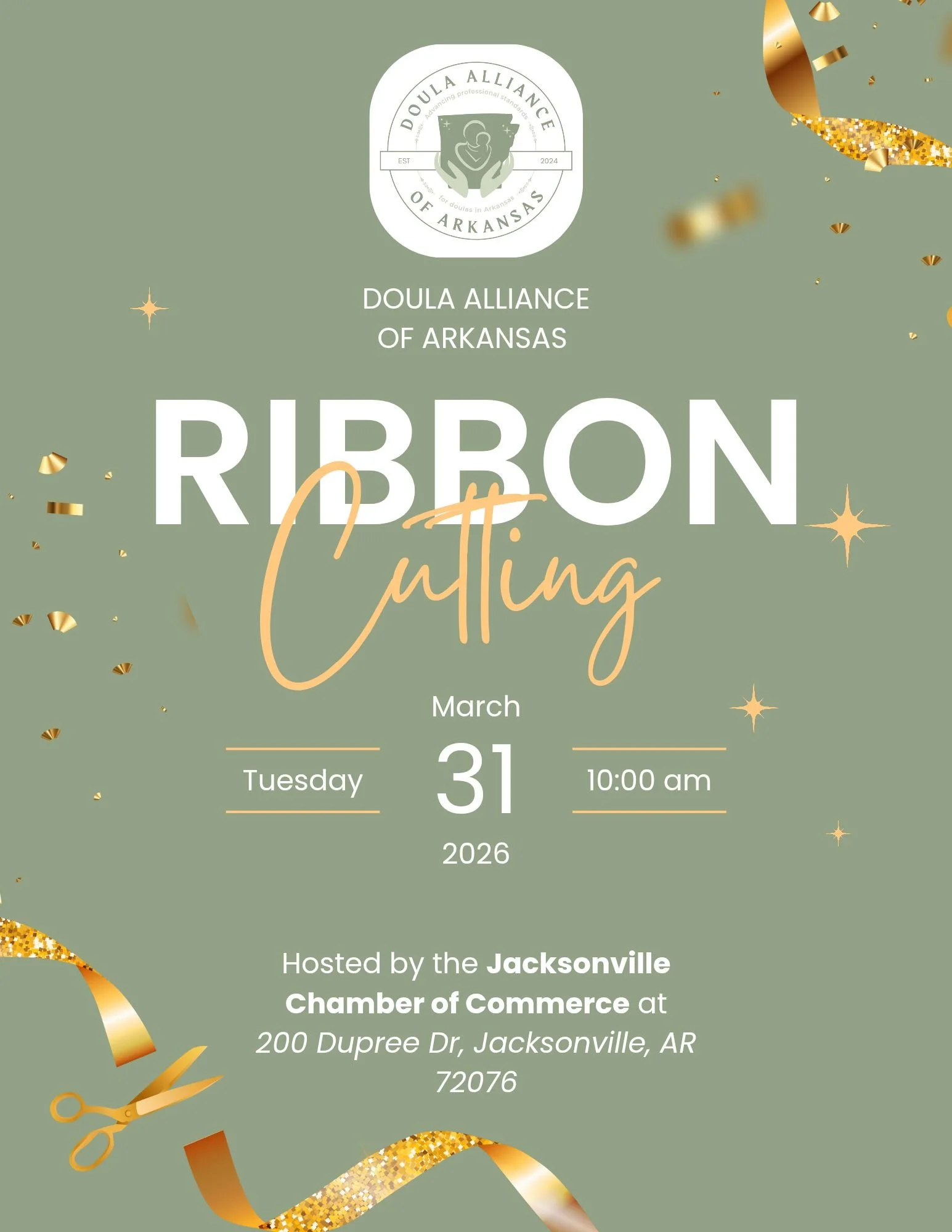 Doula Alliance of Arkansas RIBBON CUTTING EVENT