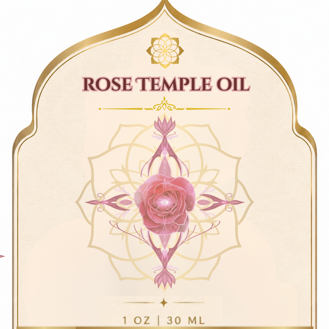 Temple Body Rose Oil - 1oz