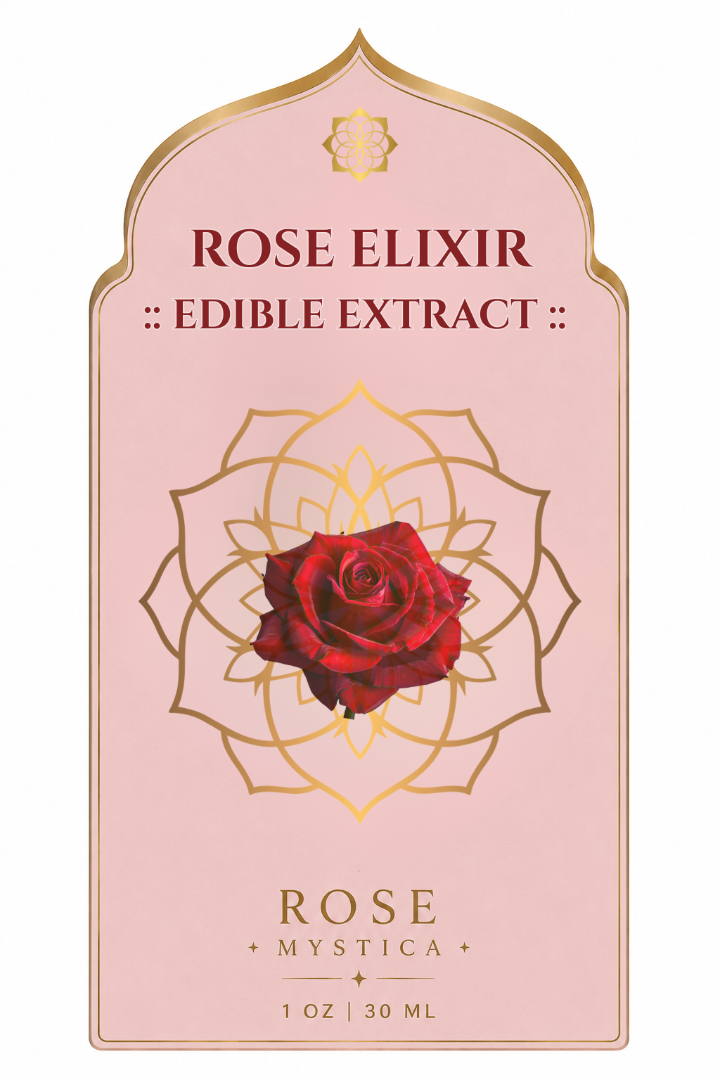 Edible Rose Spagyric Exilir  1oz