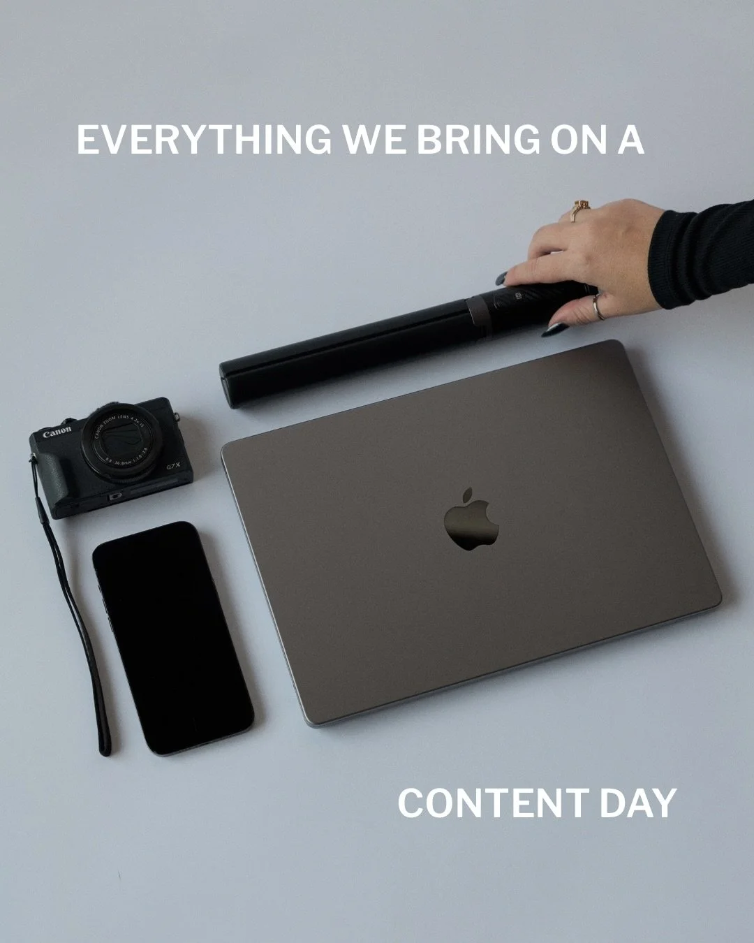Here&rsquo;s everything we bring with us on a content creation day 💻
.
.
.
#socialproper #socialmediaagency #losangeles #socialmediamarketing #contentcreationagency contentcreator socialmediamanager creativeagency