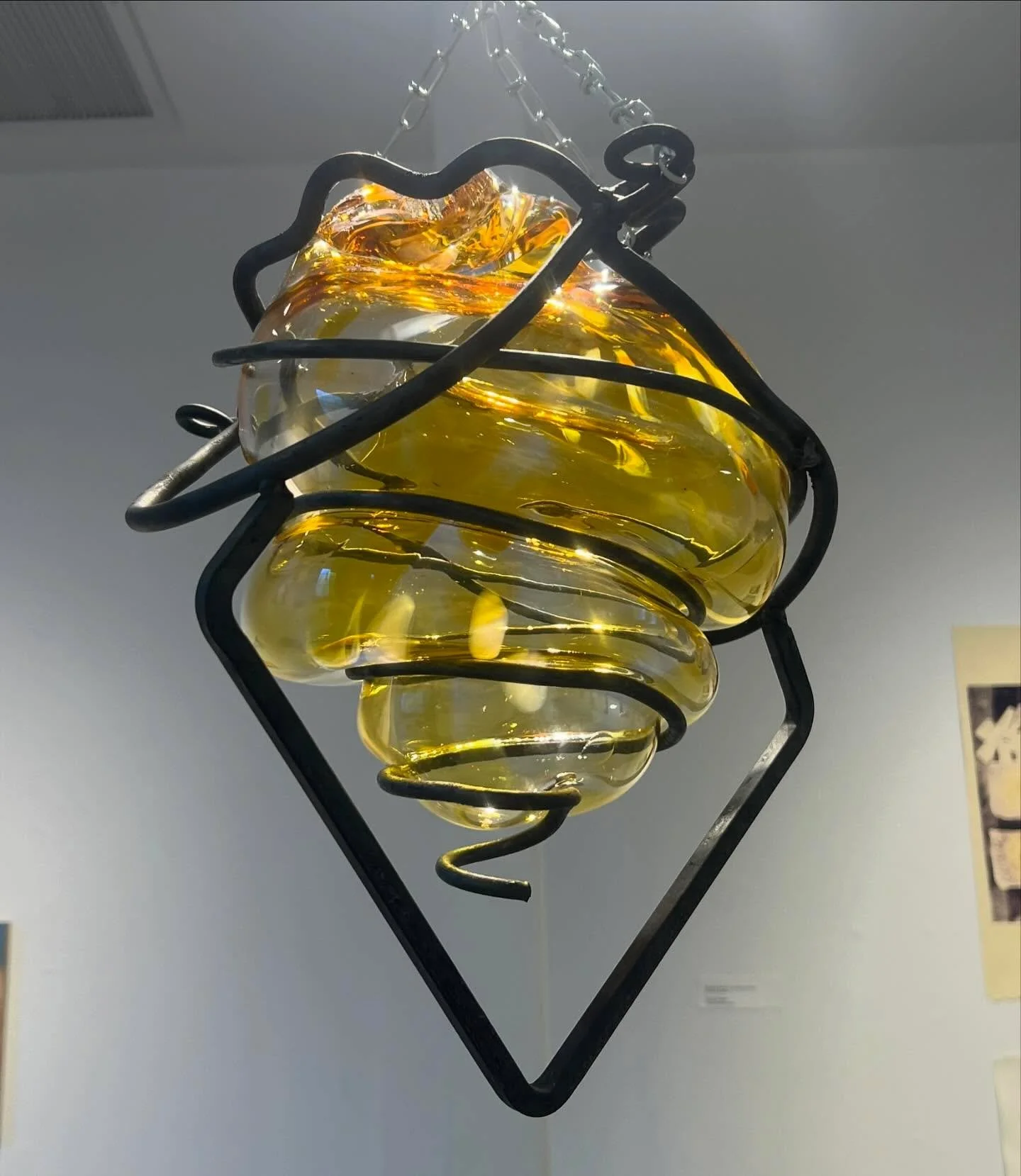 Collaboration with @madelinemenkes.art 

Etched Glass and Steel