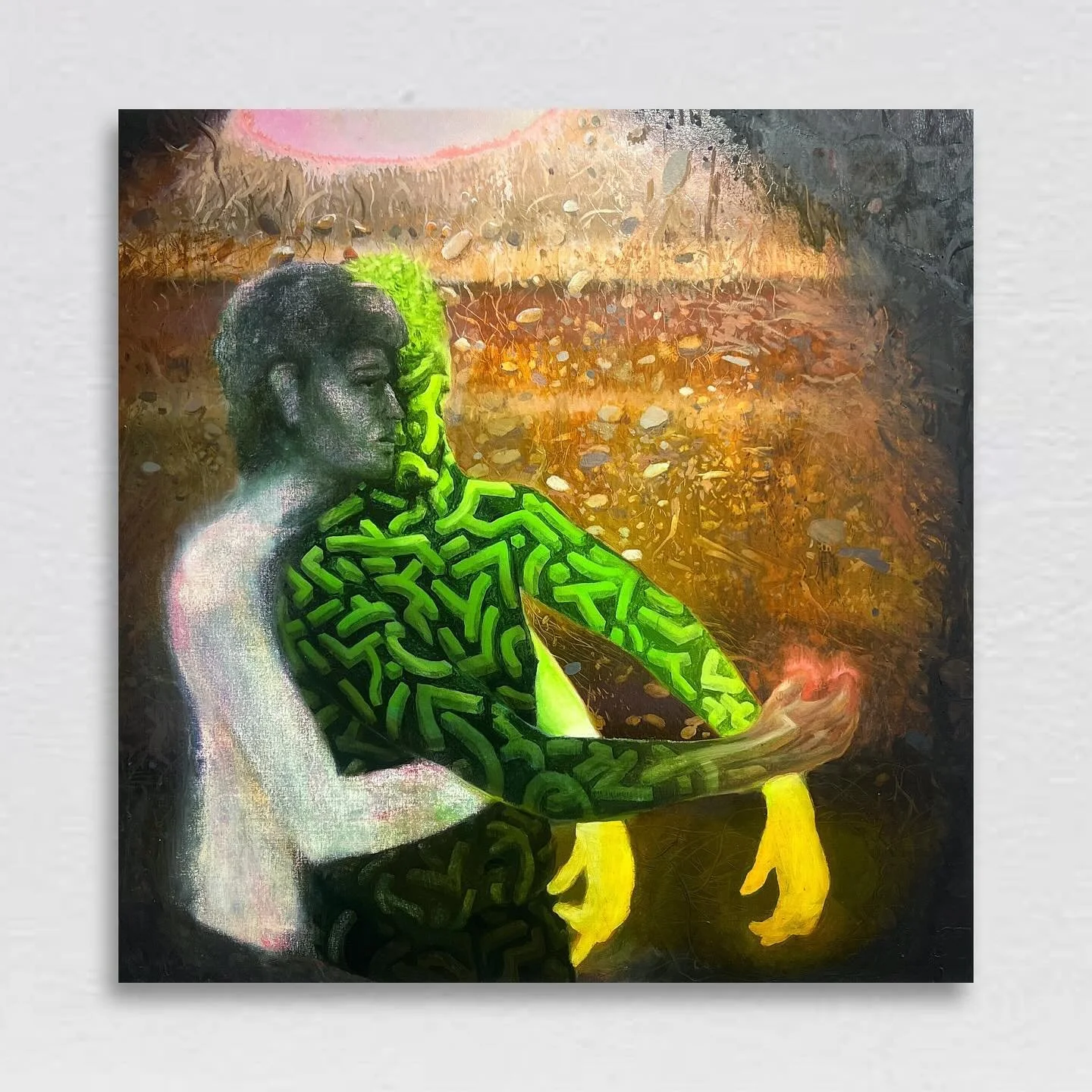 Buried Root Bound 
48x48&rdquo;
Oil on canvas