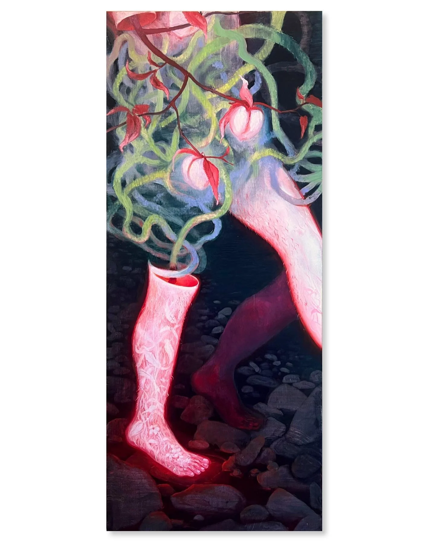 What We Carry
22x54&rdquo; 
Oil on Canvas