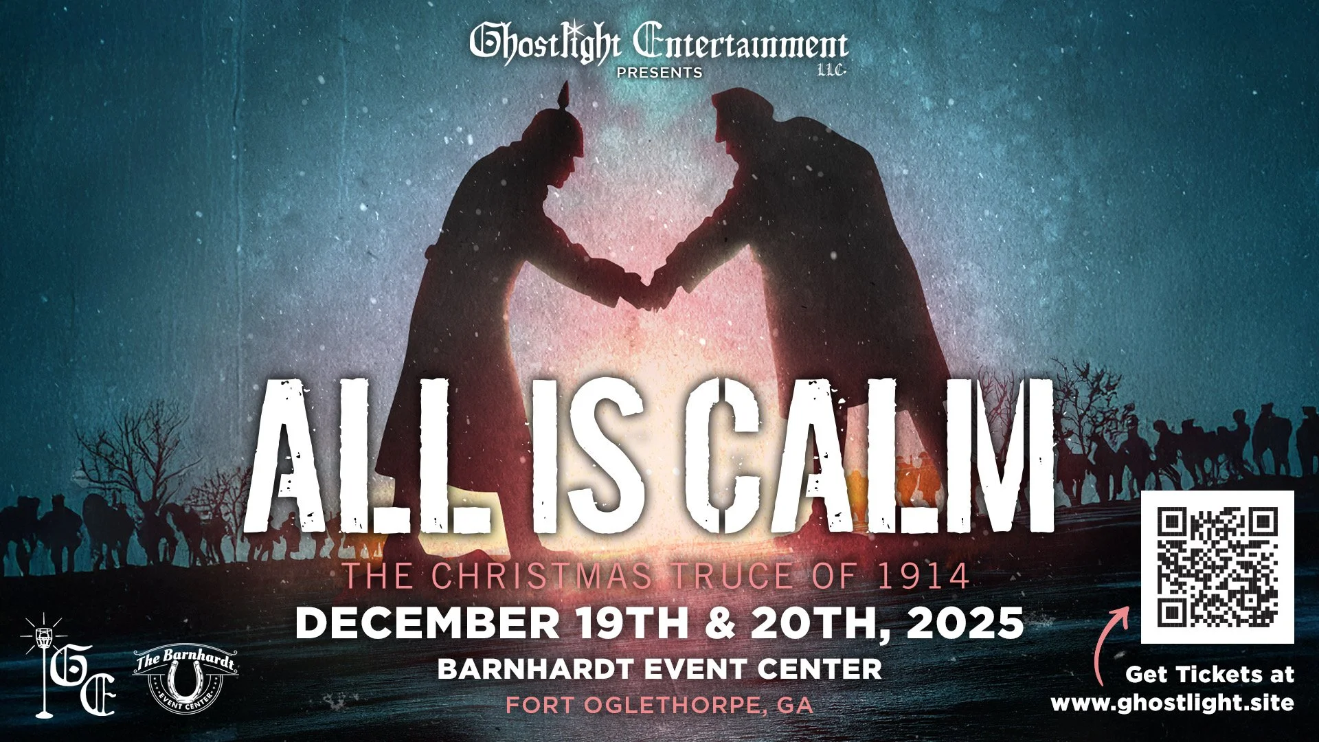 “All is Calm” Dinner &amp; Show presented by Ghostlight Entertainment
