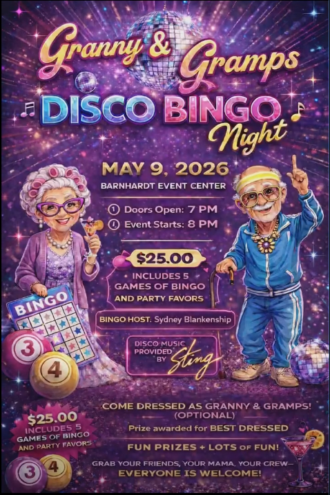 Granny & Gramps Disco Bingo 