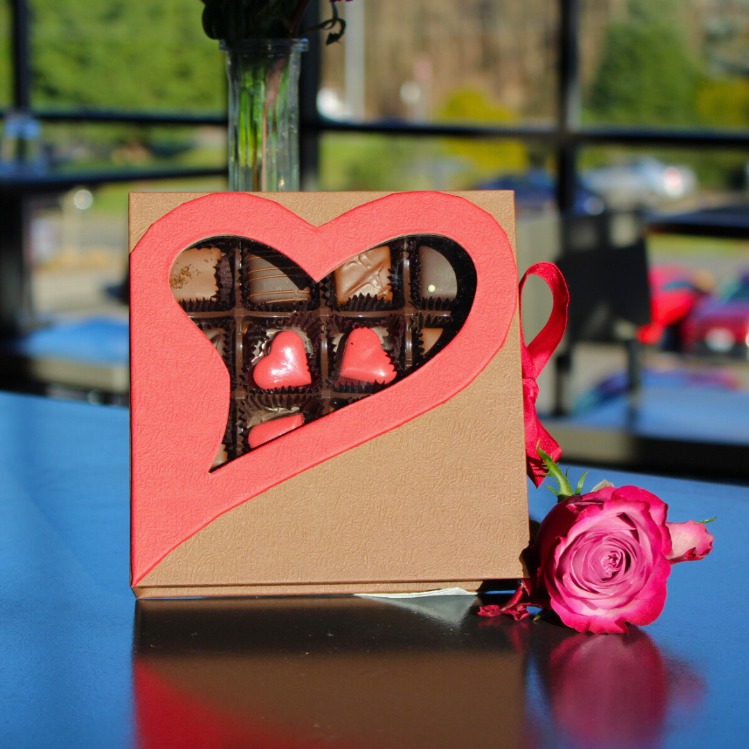 Valentine's 16pc Window Heart