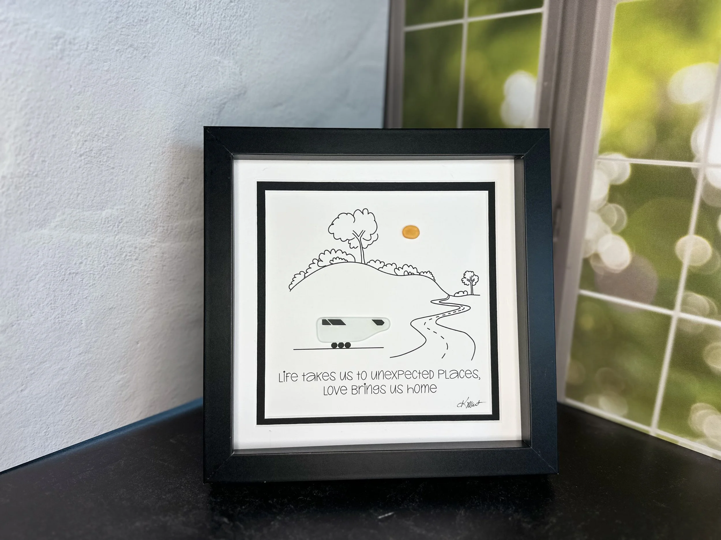 Life takes us to unexpected places, love brings us home