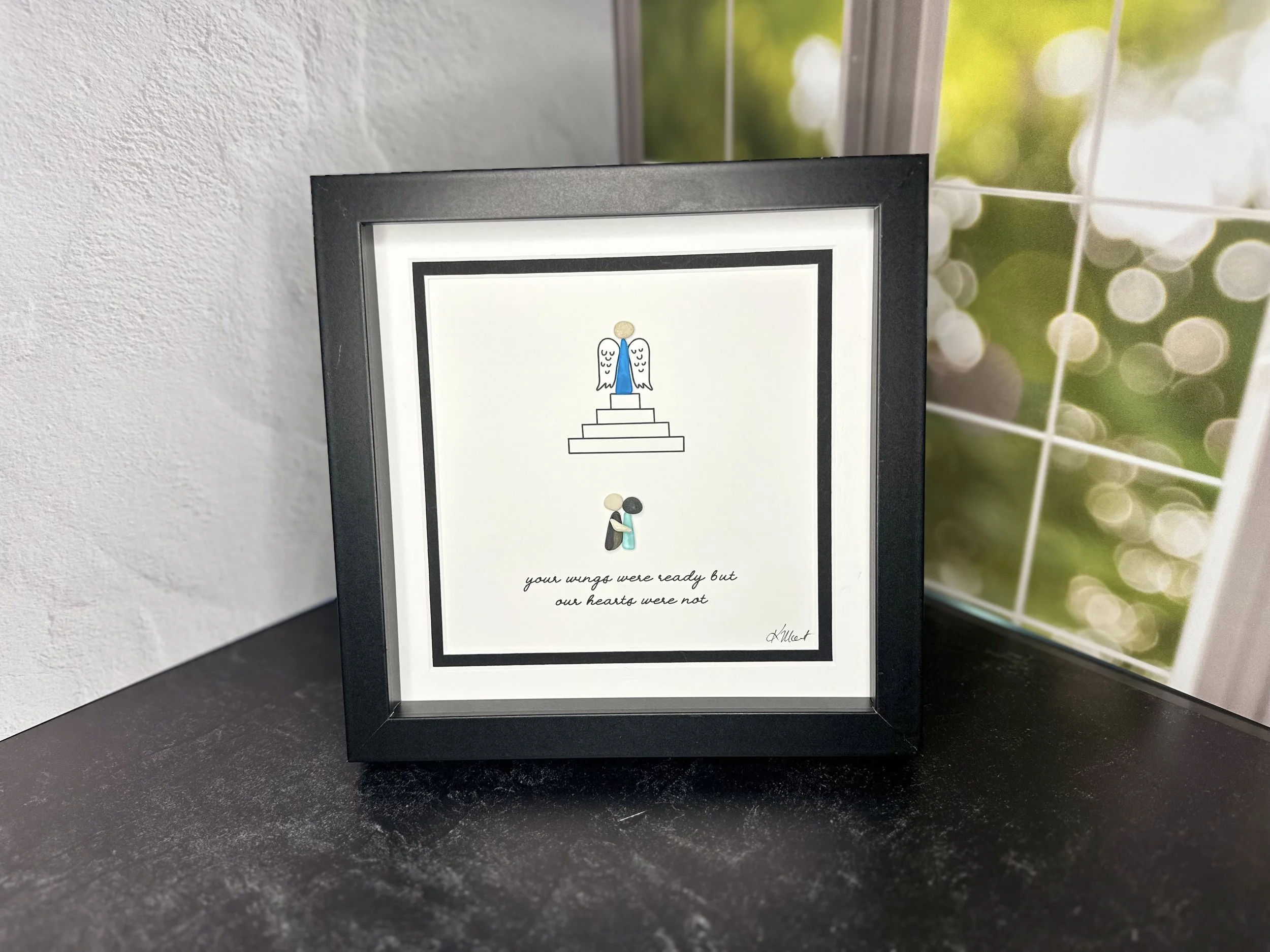 You're wings were ready but our hearts were not