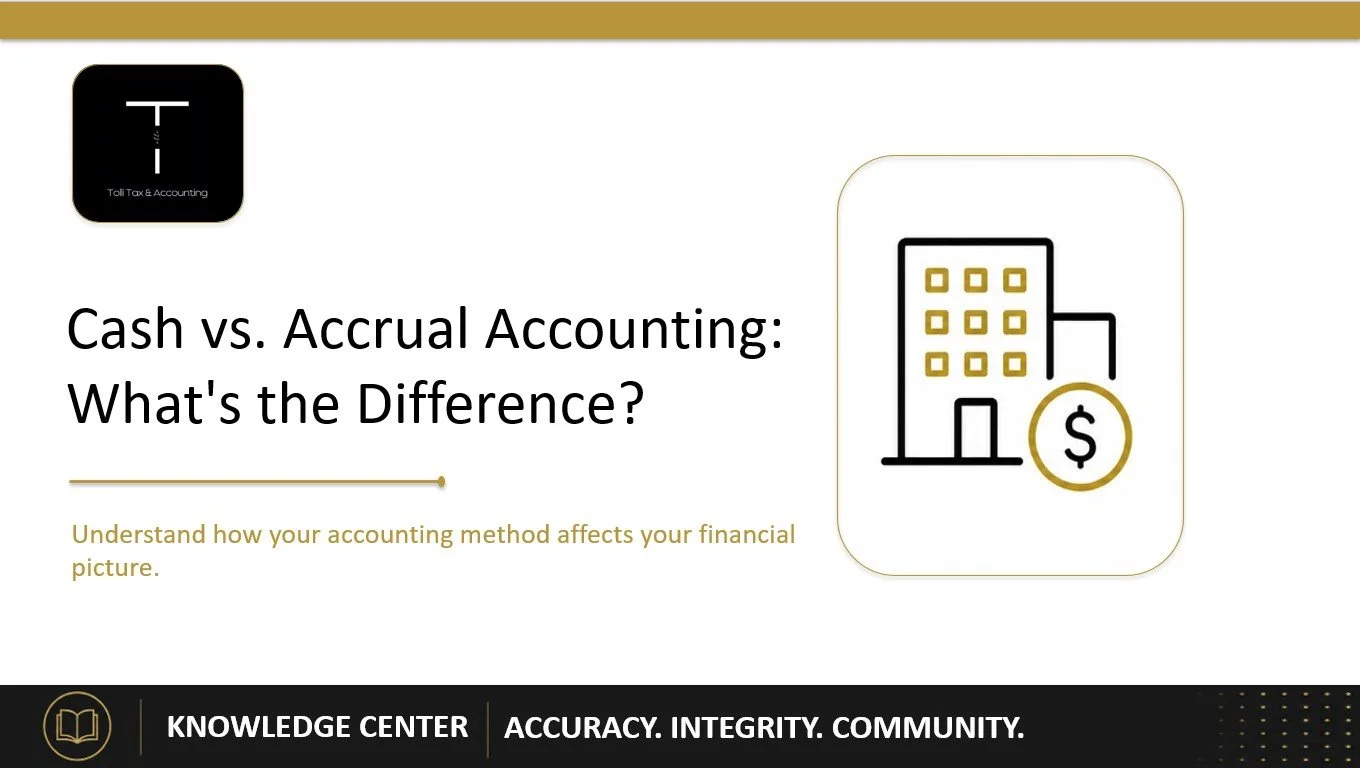 Cash vs. Accrual Accounting: What's the Difference?