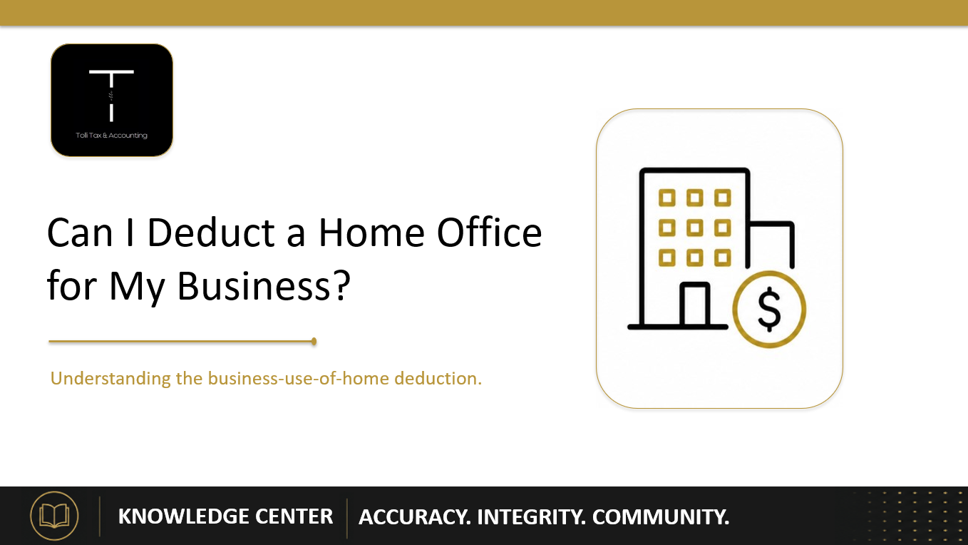 Can I Deduct a Home Office for My Business?