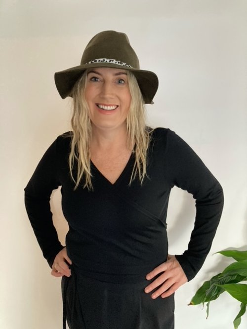 Twisted Sister Wrap Cardi — Black