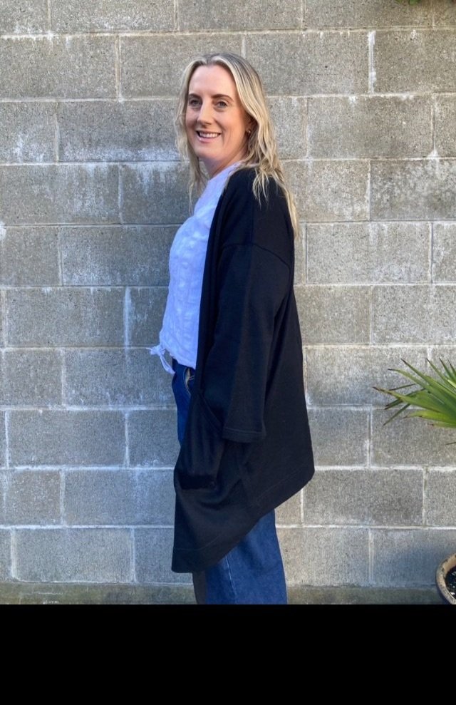 Pick Pocket Cardi — Black