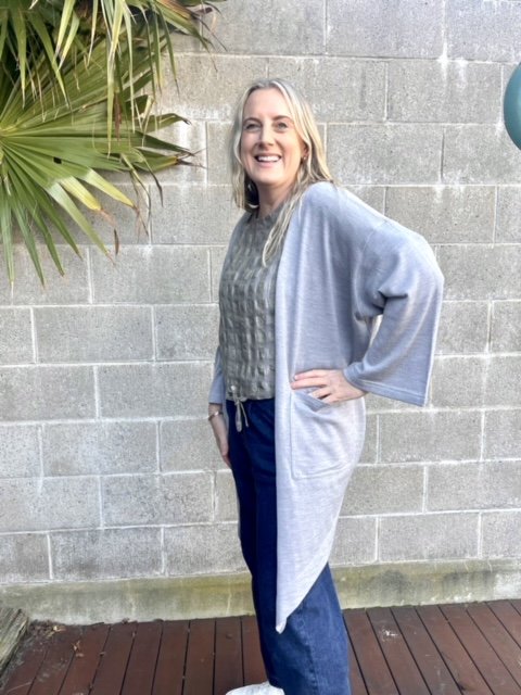 Pick Pocket Cardi — Grey