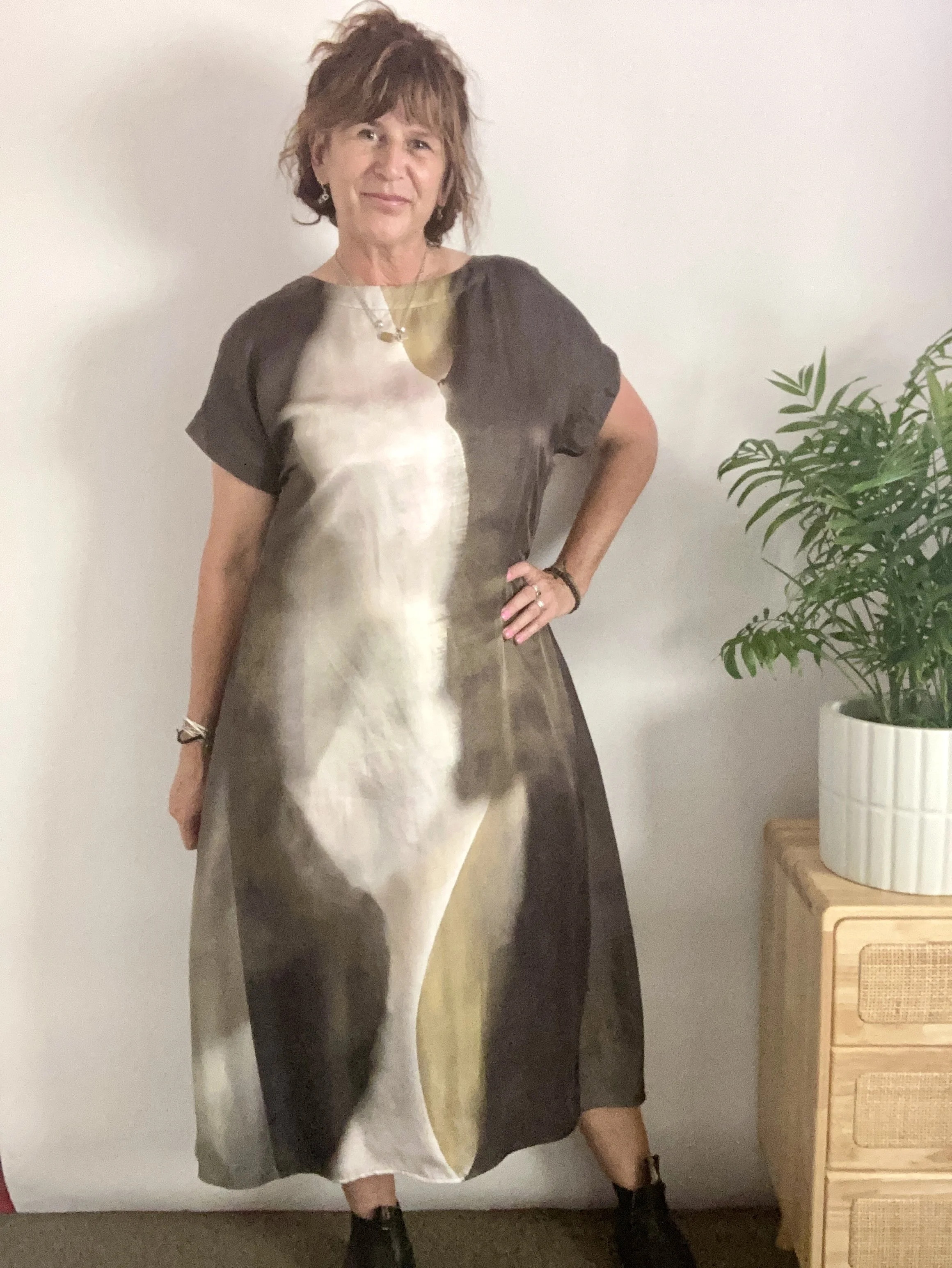 Solid As A Frock - Satin Viscose
