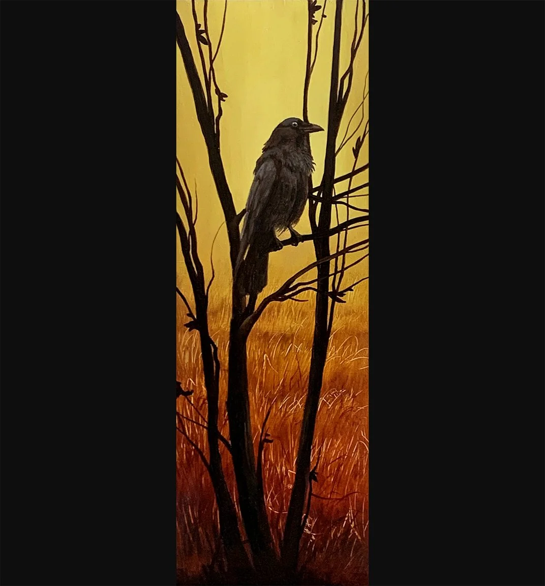 Calling of Jeremiah, 4x12, Jeremiah 1, Jeremiah panels, oil on gessoboard