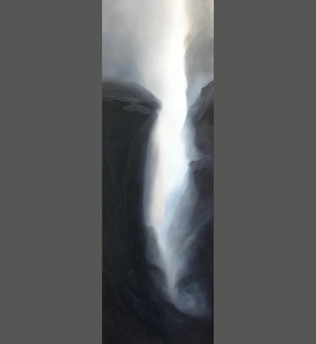 The Way Through, Jeremiah 16, Jeremiah Panels, 4x12, Oil on gessoboard