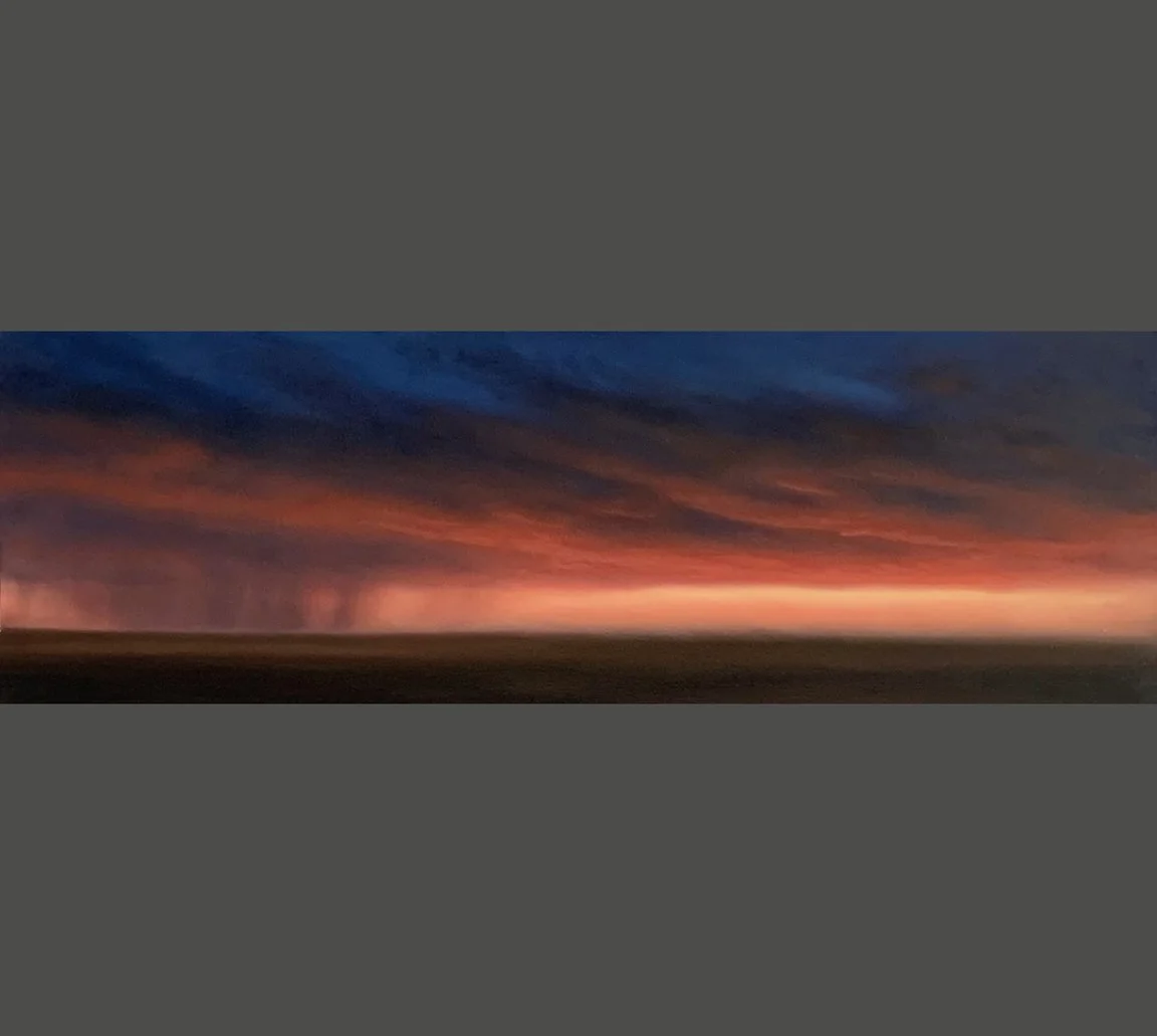 Movement, 12x36, Oil on canvas, available with the artist