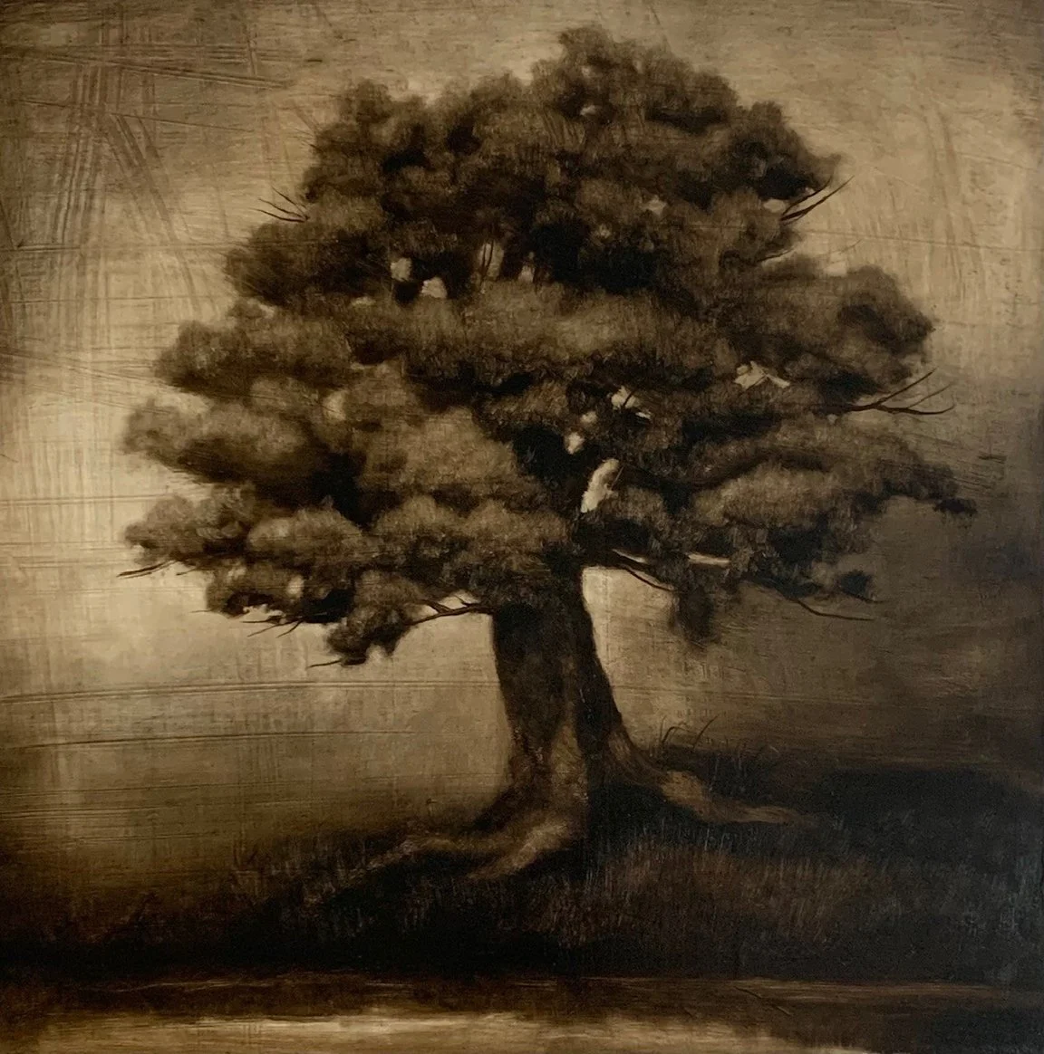 Jeremiah 17:8, Oil on wood panel